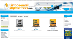 Desktop Screenshot of listadeemailsegmentada.com