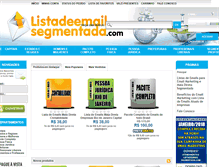 Tablet Screenshot of listadeemailsegmentada.com